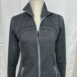 lululemon athletica Speckled Black and Gray Utility Jacket